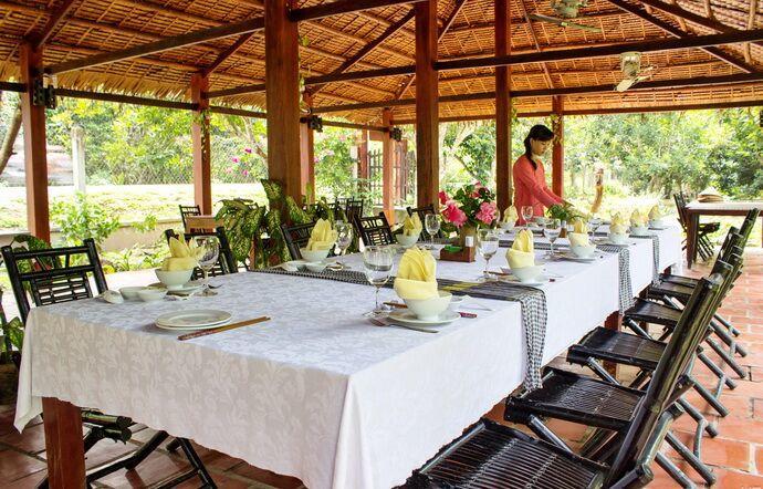 Mekong Ecolodge Bungalow Cái Bè Extérieur photo